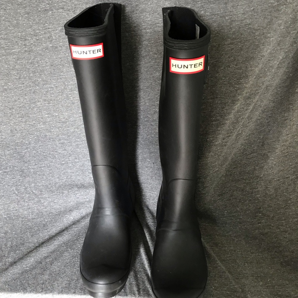 Hunter Classic Black Tall Rain Boots
